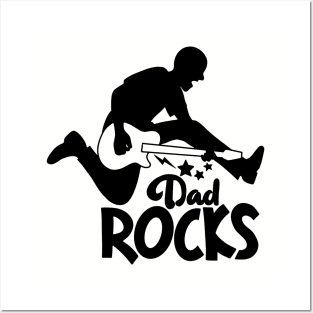 my dad rock  fathers day quotes design. Father's Day  banner and giftcard Posters and Art